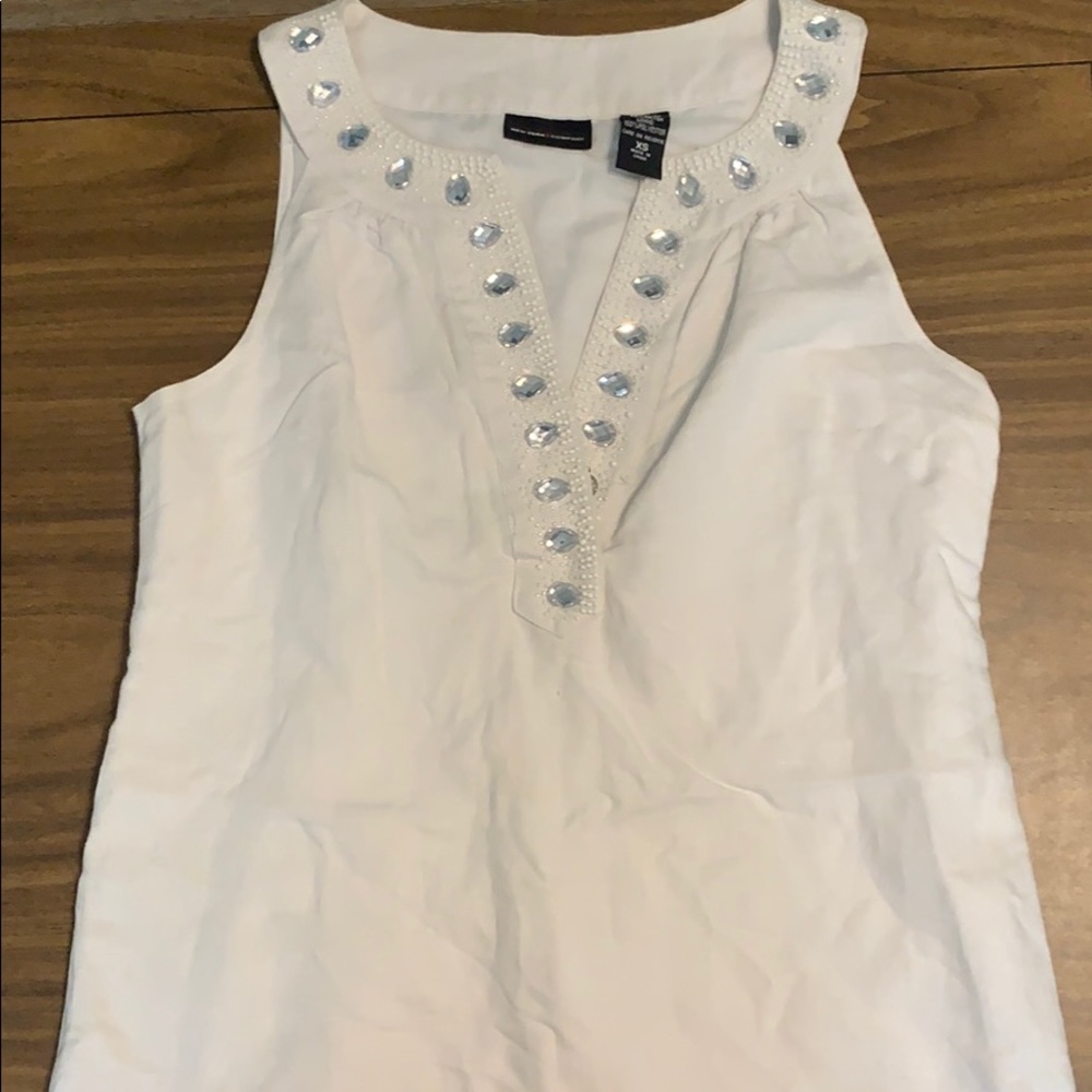 White embellished dress